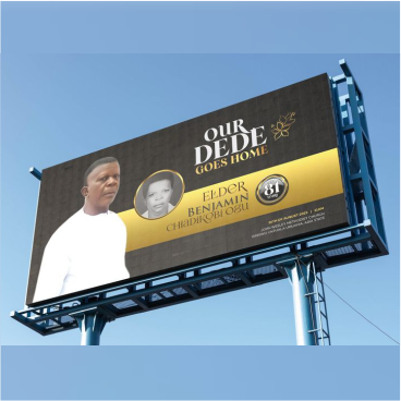High best top quality customized branded custom premium retractable funeral/burial banner design and printing
                                                        in Lagos, Abuja, Nigeria, Africa.