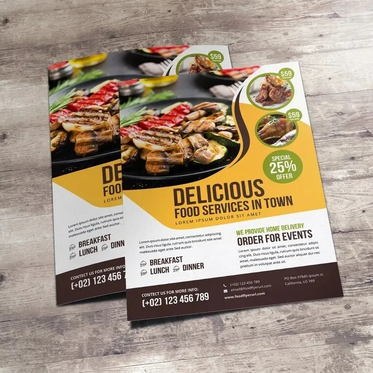 Customized high best quality top branded custom a5 flyer for business advert design and printing in Lagos, Abuja, Nigeria, Africa.