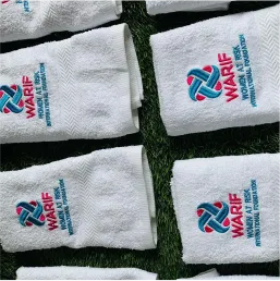 High best top quality customized branded custom embroidered bathe towel design and printing
                                                        in Lagos, Abuja, Nigeria, Africa.