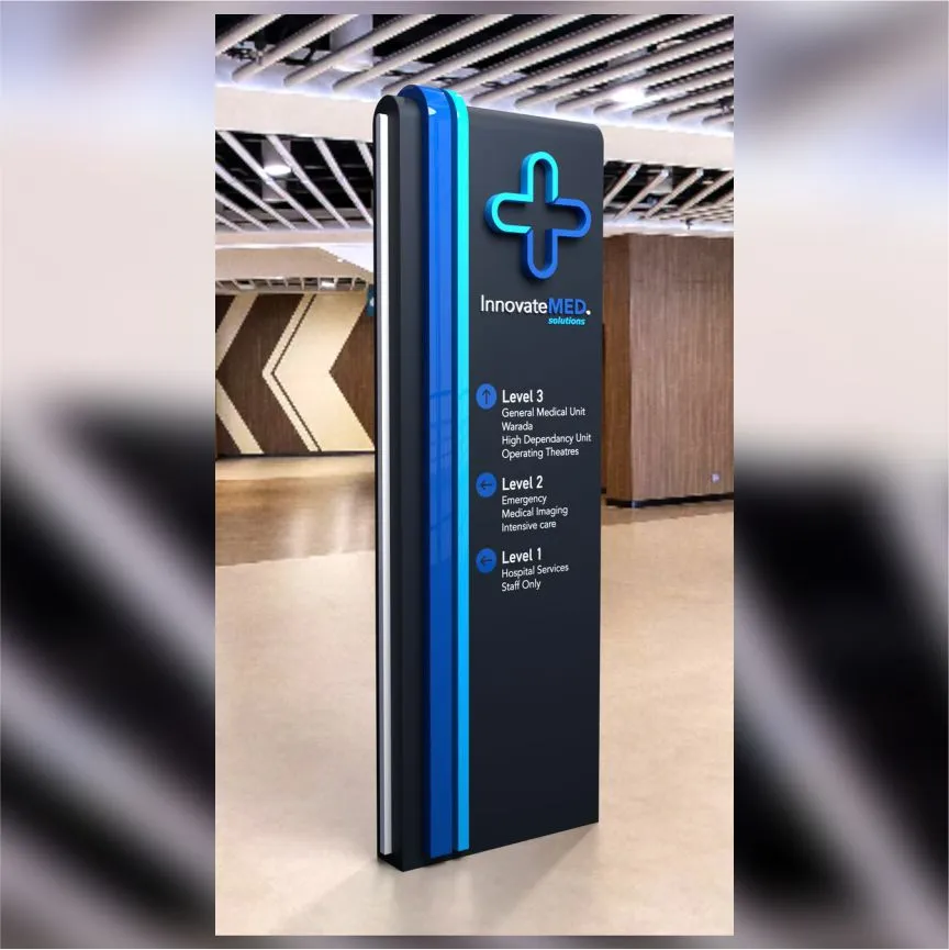 Customized high top quality custom branded company 3D pylon signage design and printing in Lagos, Abuja, Nigeria, Africa