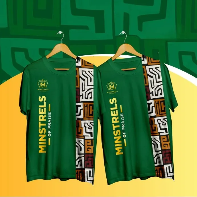 Customized high best quality top branded custom company office corporate round neck t-shirt design and printing in Lagos, Abuja, Nigeria, Africa.