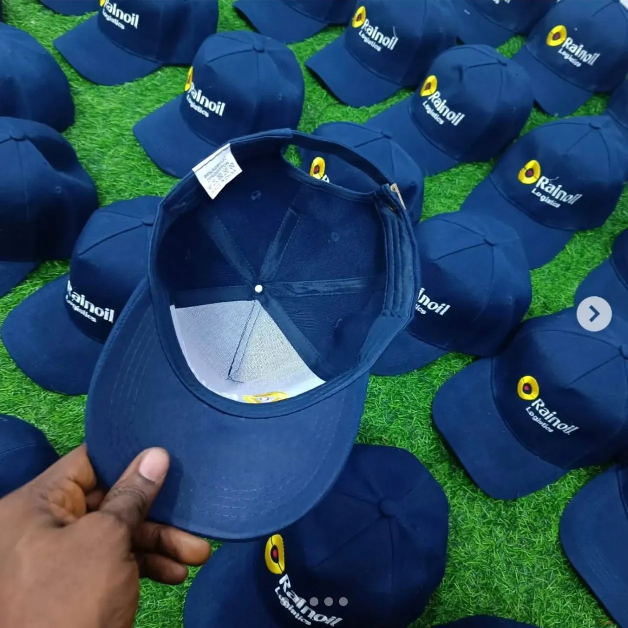 Customized high top quality custom branded company office corporate face cap print design and printing in Lagos, Abuja, Nigeria, Africa