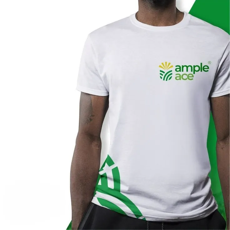 Customized high best quality top branded custom company office corporate round neck t-shirt design and printing in Lagos, Abuja, Nigeria, Africa.