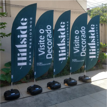 Best high top quality customized branded fashionable retractable luxury teardrop flying banner design and printing in Lagos, Abuja, Nigeria, Africa.