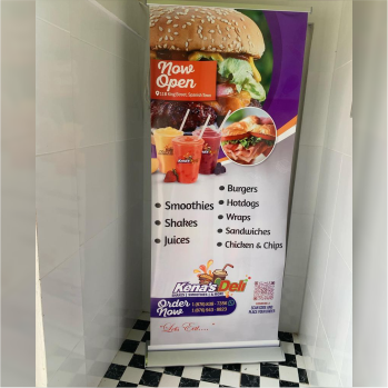 best high top quality custom branded customized retractable fashionable luxury roll up banner design and printing in Lagos, Abuja, Nigeria, Africa.