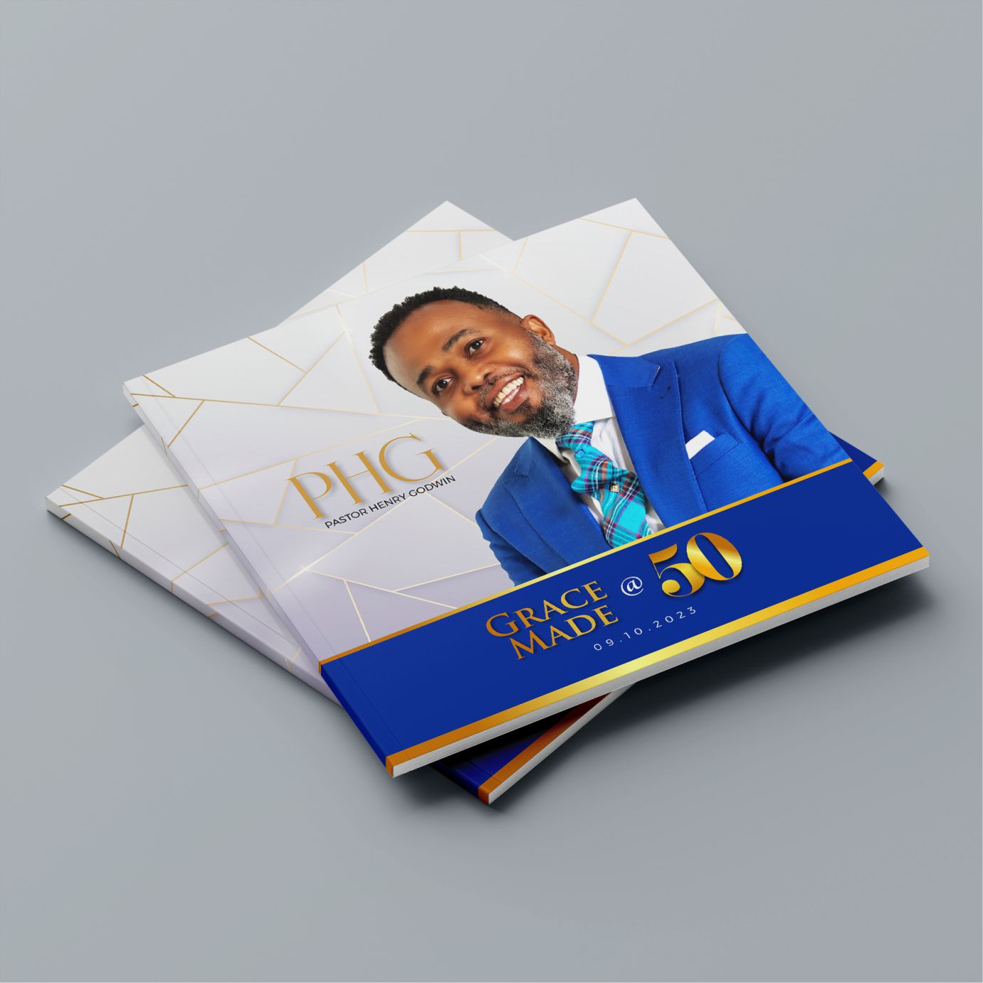 high quality square happy birthday program brochure pamphlet design and printing
                                                        in lagos abuja nigeria