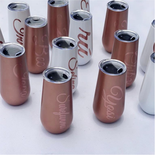 best high top quality custom branded customized office promotional retractable corporate 60oz champagne wine tumbler design and printing in Lagos, Abuja, Nigeria, Africa.
