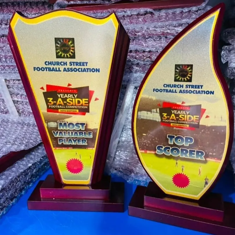 Top high best quality customized branded standard wooden award plaque branding design and printing in Lagos, Abuja, Nigeria Africa.