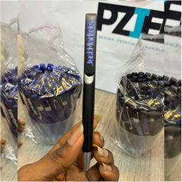 Customized high top quality custom branded promotional retractable fashionable luxury pen design and printing in Lagos, Abuja, Nigeria, Africa