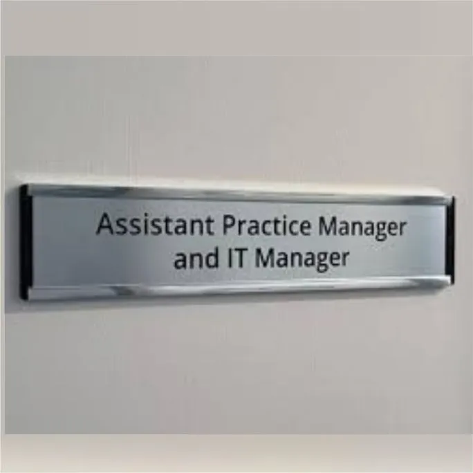 Top high best quality customized branded office nameplate branding design and printing in Lagos, Abuja, Nigeria Africa.