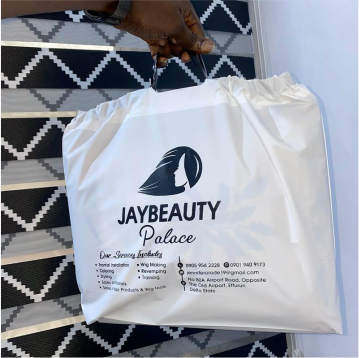 Customized branded best high top quality custom luxury premium corporate fancy drawstring nylon bag design and printing in Lagos, Abuja, Nigeria, Africa.