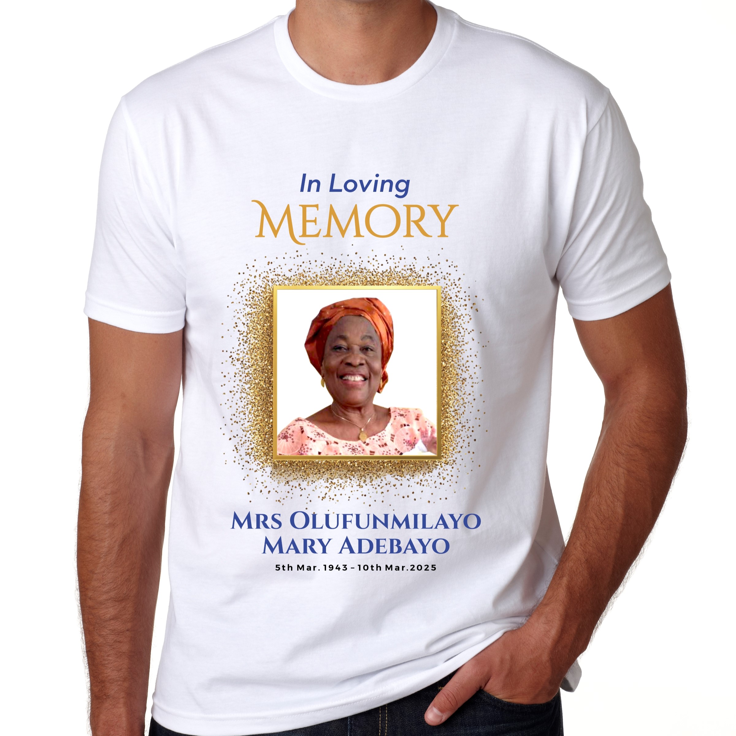 high quality funeral tshirt burial polo t-shirt design and printing in lagos nigeria.
                                              