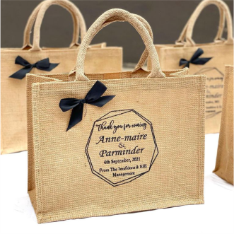 Customized high best quality top branded custom retractable promotional luxury corporate personalized wedding event jute bag design and printing in Lagos, Abuja, Nigeria, Africa.