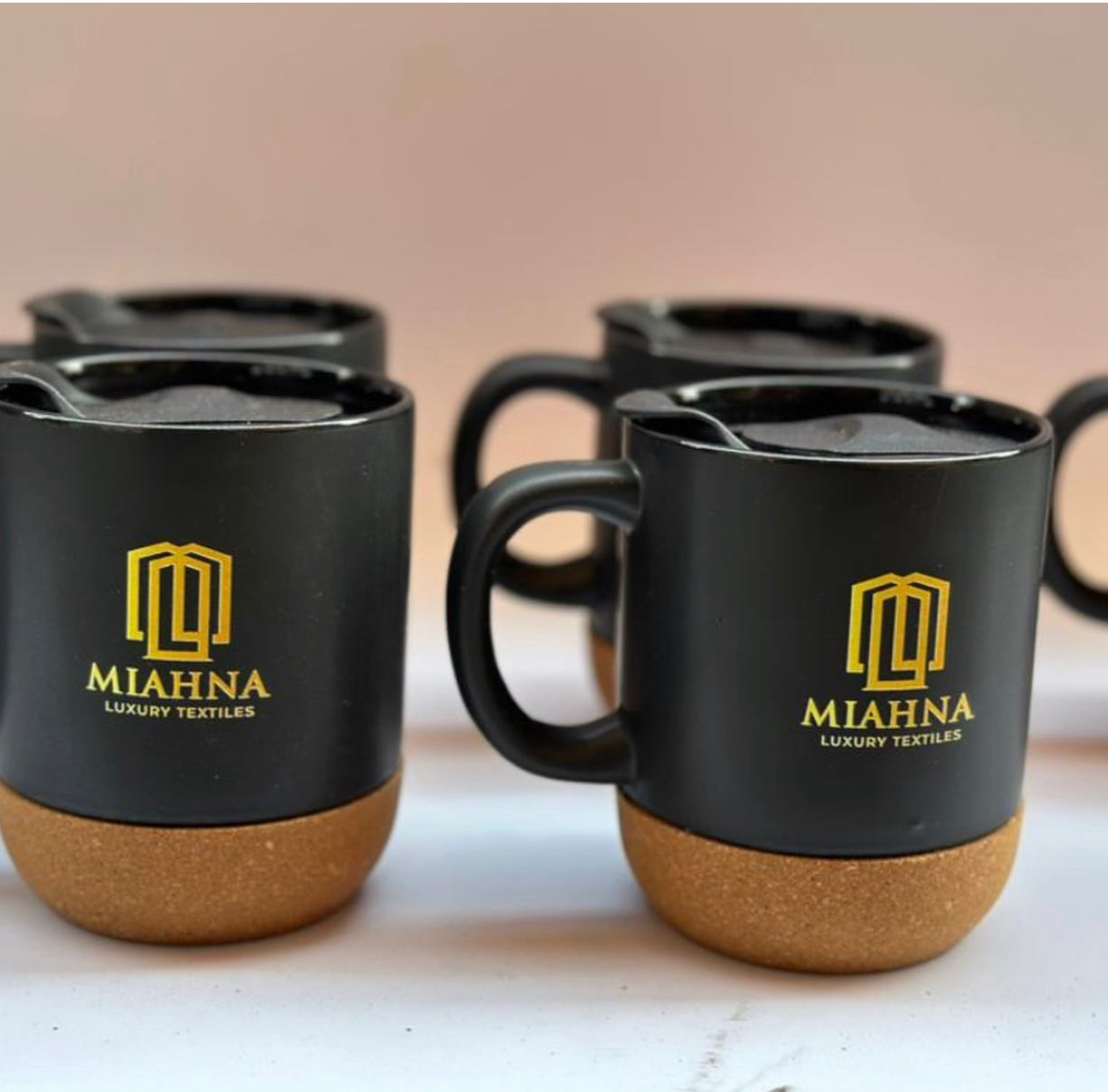 High quality cork bottom coffee mug printing in lagos Abuja Nigeria africa