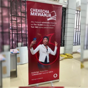 Customized high best quality top branded custom company promotional advert roll up banner design and printing in Lagos, Abuja, Nigeria, Africa.