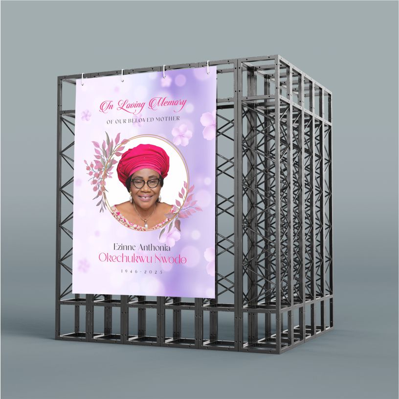 High best top quality customized branded custom premium retractable burial/funeral banner design and printing
                                                        in Lagos, Abuja, Nigeria, Africa.