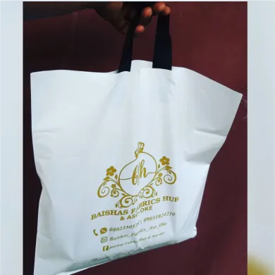 Customized branded best high top quality custom luxury premium corporate fancy loop nylon bag design and printing in Lagos, Abuja, Nigeria, Africa.