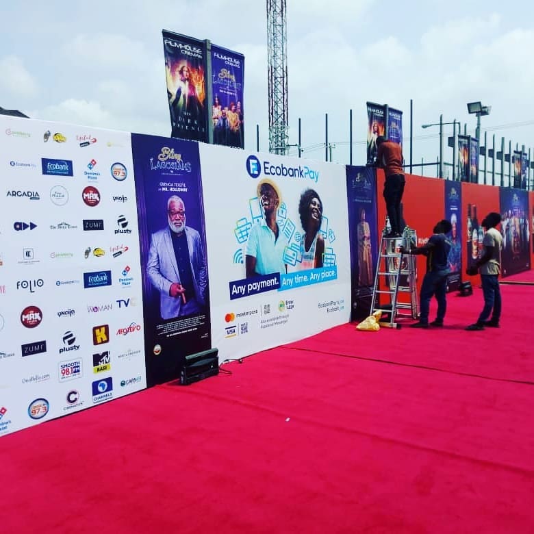 best high top quality custom branded customized reusable backdrop banner design and printing in Lagos, Abuja, Nigeria, Africa.