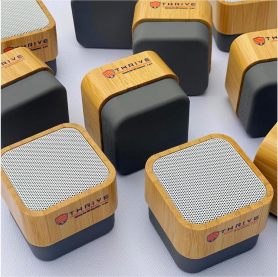 best high top quality custom branded customized office promotional retractable premium bamboo bluetooth speaker souvenir item design and printing in Lagos, Abuja, Nigeria, Africa.