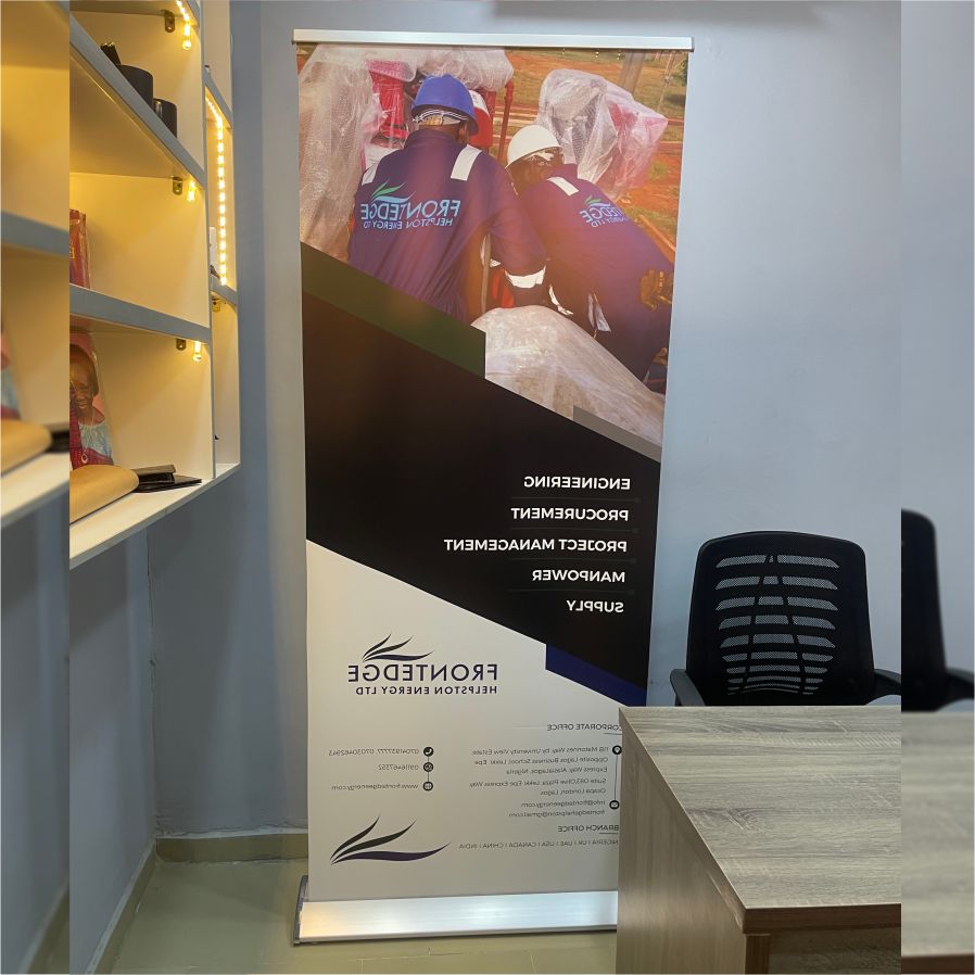 Best high top quality customized branded custom corporate company business promotional advert roll up banner design and printing in Lagos,
                                                            Abuja, Nigeria, Africa.