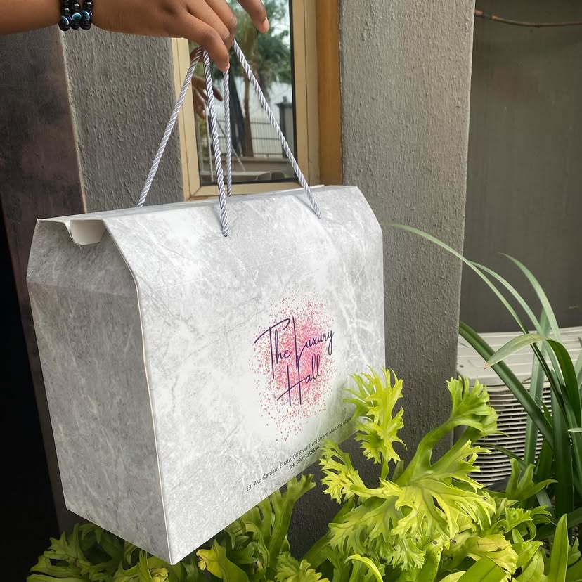 Top high best quality customized branded craft gift box bag branding design and printing in Lagos, Abuja, Nigeria Africa.
