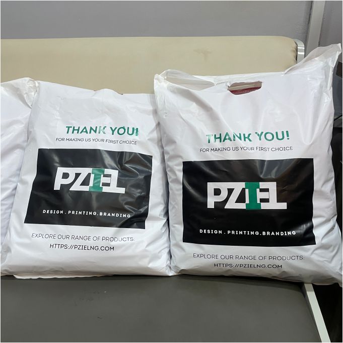 Best high top quality customized branded fashionable retractable promotional company luxury premium poly bag design and printing in Lagos, Abuja, Nigeria, Africa.