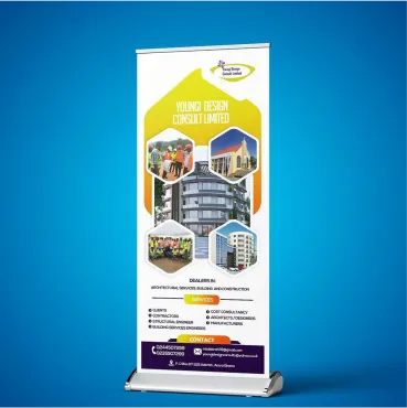 Customized high best quality top branded custom retractable promotional luxury premium company business advert roll up banner design and printing in Lagos, Abuja, Nigeria, Africa.