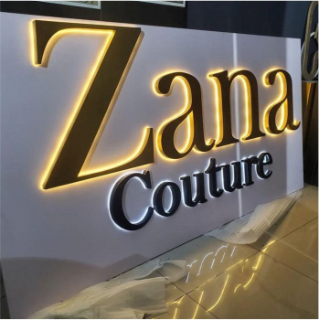 High top best quality customized branded custom retractable luxury premium promotional company led backlit 3d illuminated signage design and printing in Lagos, Abuja, Nigeria, Africa.