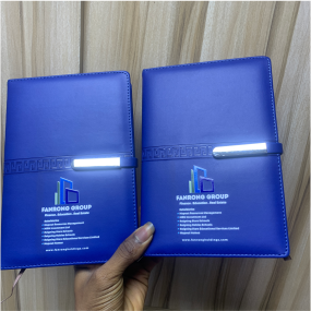 Customized high top quality custom branded promotional retractable fashionable luxury office diary notebook souvenir gift item design and printing in Lagos, Abuja, Nigeria, Africa