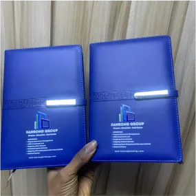 Customized high top quality custom branded promotional retractable fashionable luxury office diary notebook souvenir gift item design and printing in Lagos, Abuja, Nigeria, Africa