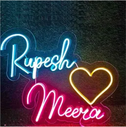 Best high top quality customized branded custom promotional retractable wedding neon logo name signage design and printing in Lagos,
                                                        Abuja, Nigeria, Africa.