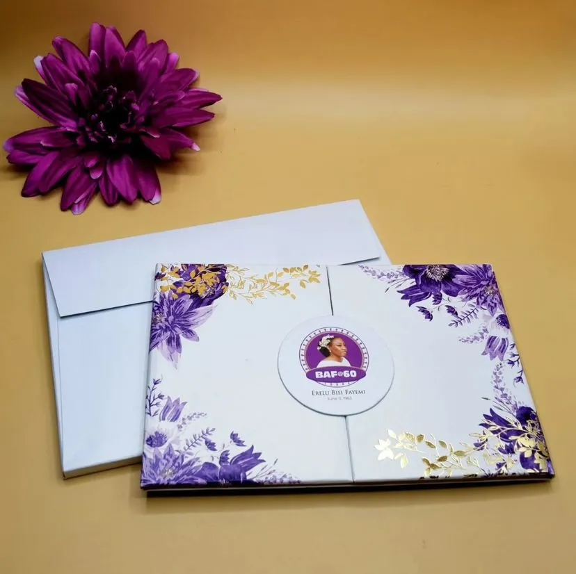 best high top quality custom branded customized birthday invitation card design and printing in Lagos, Abuja, Nigeria, Africa.