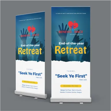 Customized high top quality custom branded promotional retractable fashionable luxury roll up banner design and printing in Lagos, Abuja, Nigeria, Africa