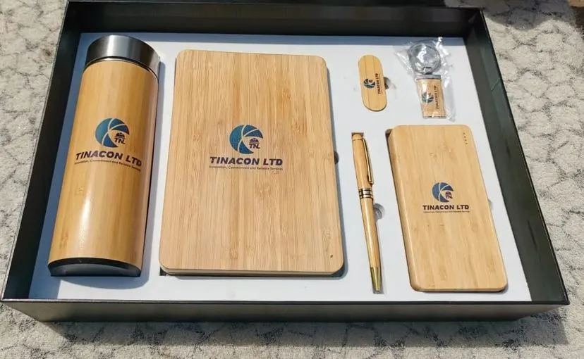 best quality customized corporate branded pen, diary, speaker, powerbank office souvenirs gift box set printing in lagos abuja nigeria