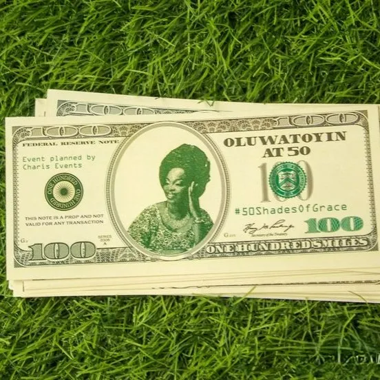 best high top quality custom branded customized dummy party fake money design and printing in Lagos, Abuja, Nigeria, Africa.