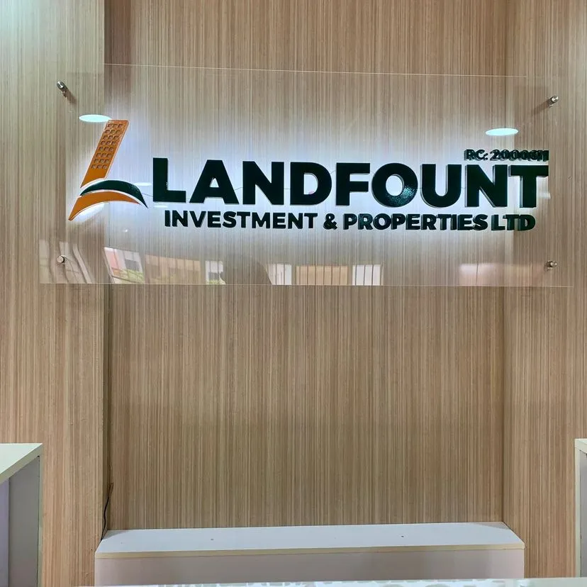 Top high best quality customized branded custom indoor reception office glass signage design and printing in Lagos, Abuja, Nigeria Africa.