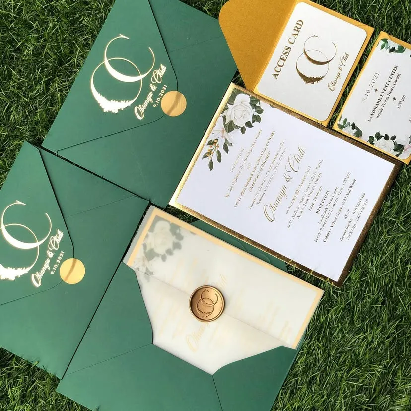 best quality premium wedding invitation card design and printing in lagos nigeria