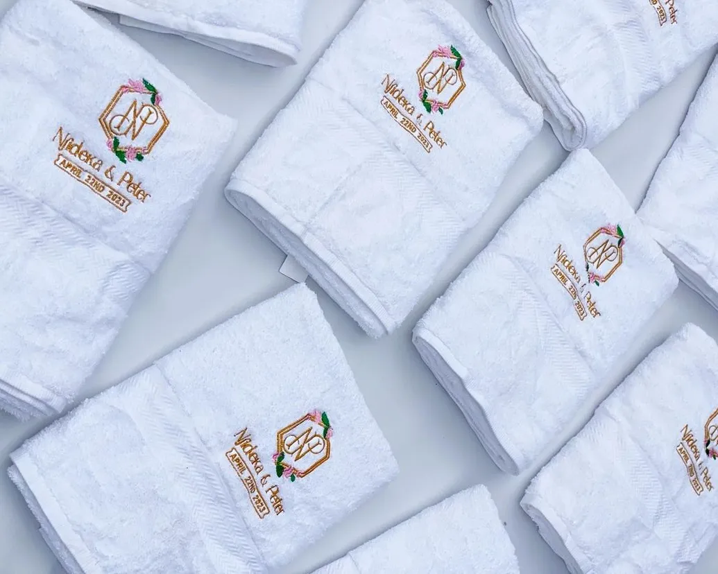 custom school society company best quality
                                                        logo branded embroidered monogram 100% cotton bath towel design and printing in lagos nigeria