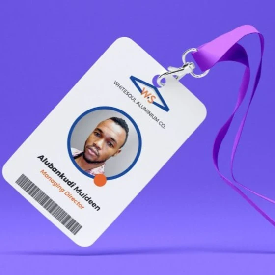 Top high best quality customized branded office ID card branding design and printing in Lagos, Abuja, Nigeria Africa.