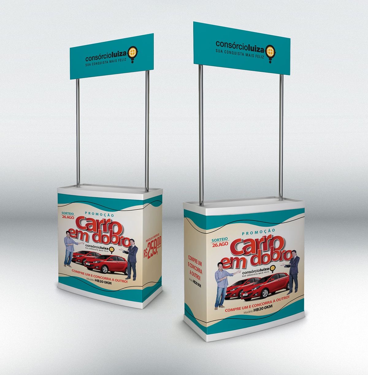 Customized branded best high top quality custom promotional counter table design and printing in Lagos, Abuja, Nigeria, Africa.