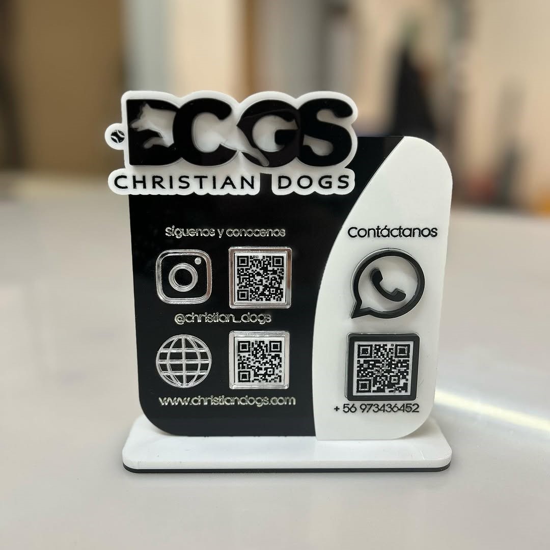 High top best quality customized branded custom acrylic table top social media sign design and printing in Lagos, Abuja, Nigeria, Africa.