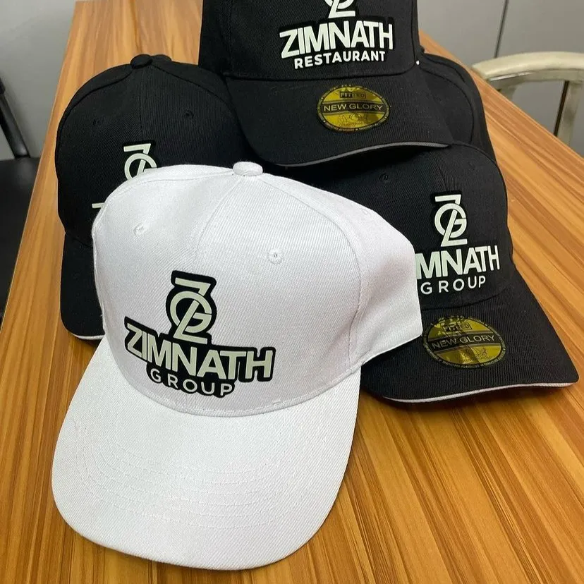 Customized high top quality custom branded company office corporate face cap print design and printing in Lagos, Abuja, Nigeria, Africa