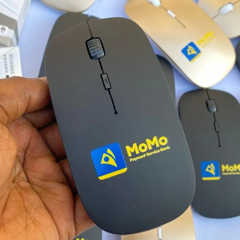 Top high best quality customized branded wireless mouse design and printing in Lagos, Abuja, Nigeria Africa.
