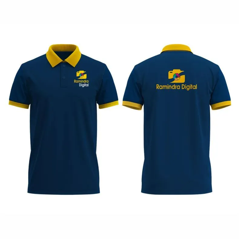 Customized high top quality custom branded polo t-shirt design and printing in Lagos, Abuja, Nigeria, Africa