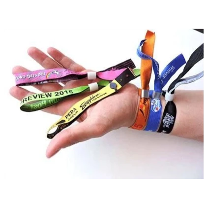 best high top quality custom branded customized retractable fashionable luxury premium corporate fabric wristband souvenir gift item design and printing in Lagos, Abuja, Nigeria, Africa.