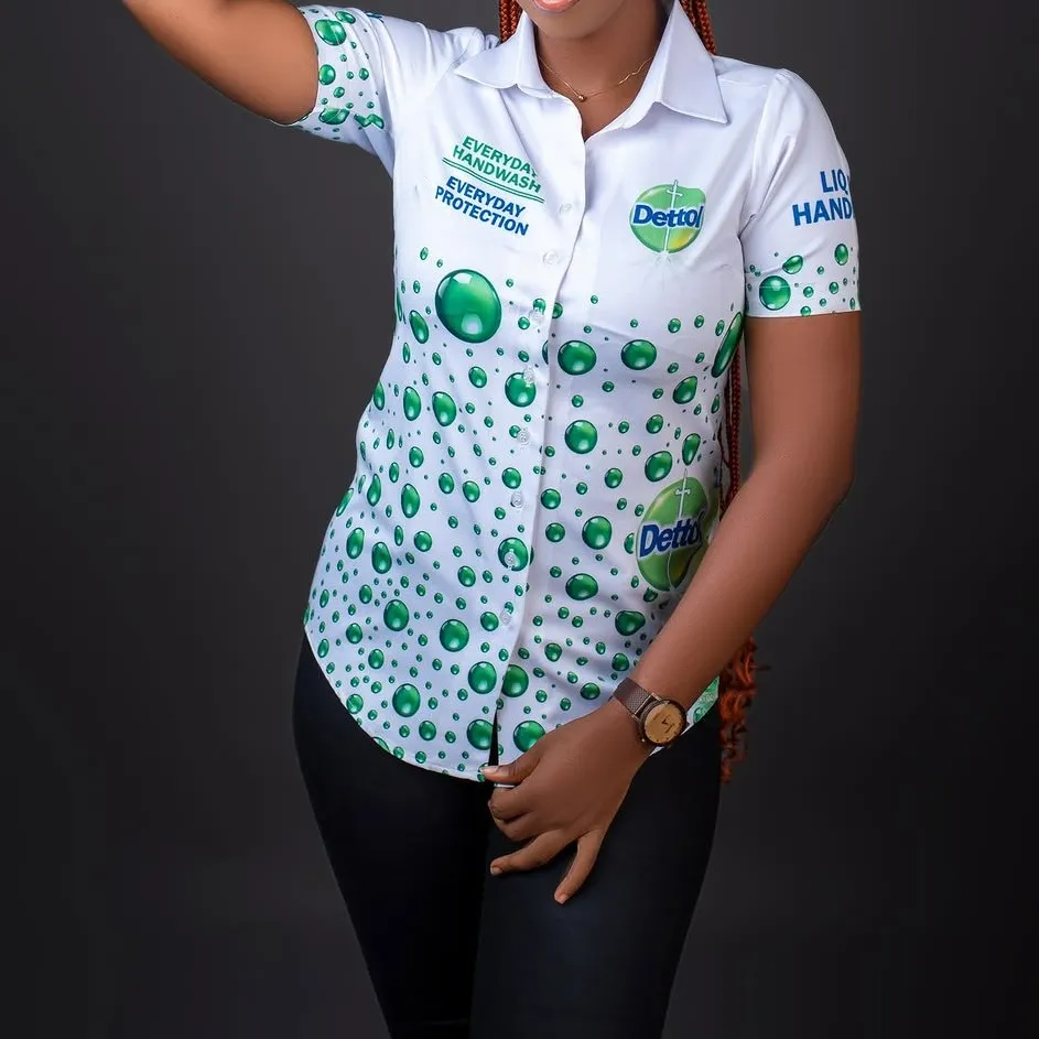 Best high top quality customized branded custom corporate company button up t-shirt design and printing in Lagos,
                                                            Abuja, Nigeria, Africa.