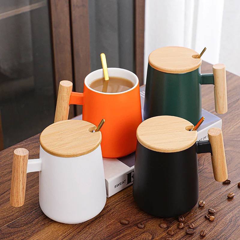top quality personalized branded bamboo lid ceramic mug cup for birthday souvenirs birthday event printing in lagos nigeria