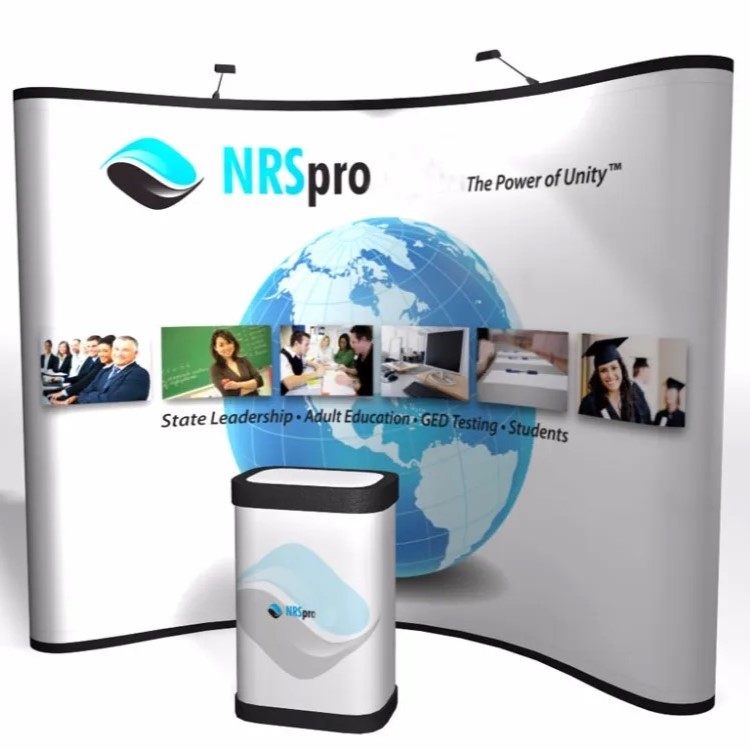 Top high best quality customized branded event reusable pop up display backdrop banner branding design and printing in Lagos, Abuja, Nigeria Africa.