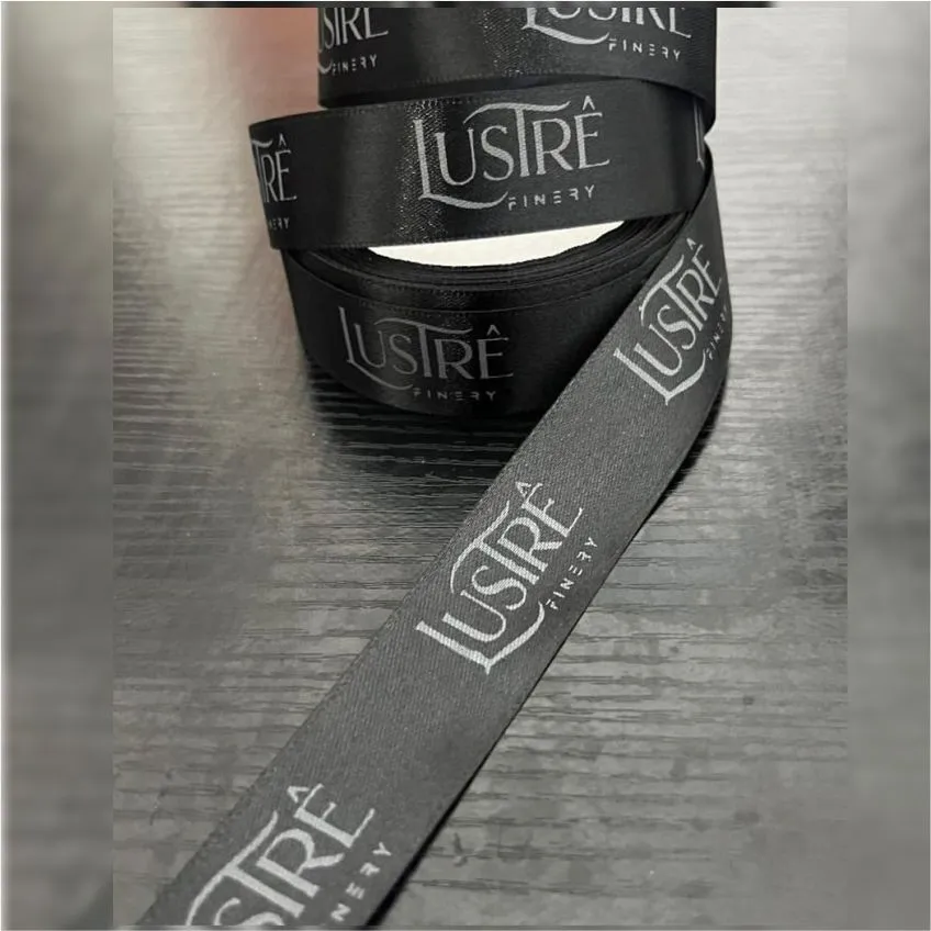 Customized branded best high top quality custom standard branded satin ribbon design and printing in Lagos, Abuja, Nigeria, Africa.