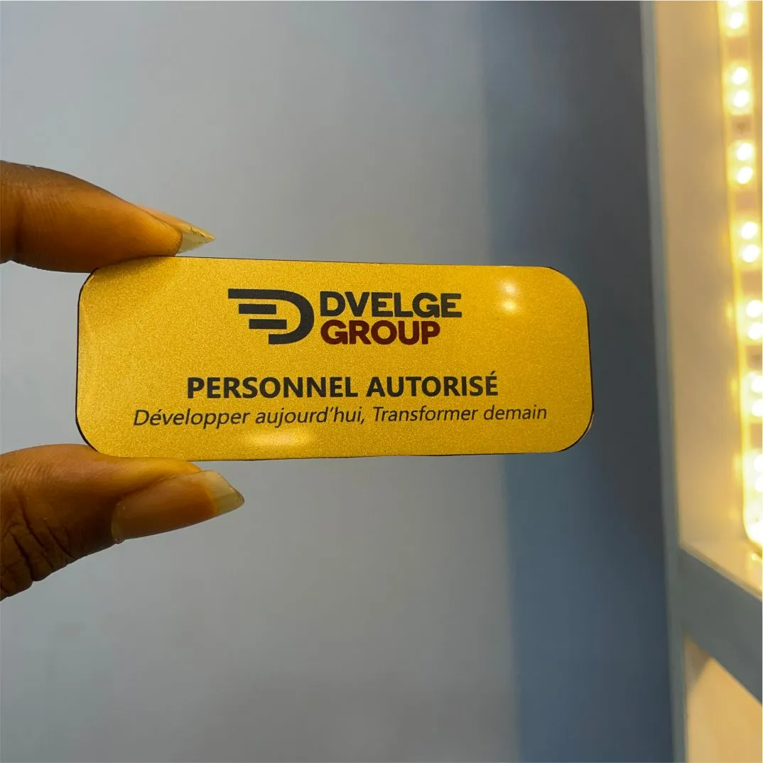 Customized high best quality top branded custom company office magnetic name tag design and printing in Lagos, Abuja, Nigeria, Africa.